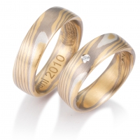 Trauring Trauringe Mokume Gane 5 Eheringe Verlobungsringe Ringe Diamantringe Antragsringe Brillantringe